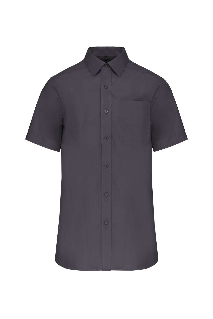 KA543 - MEN'S SHORT-SLEEVED COTTON POPLIN SHIRT