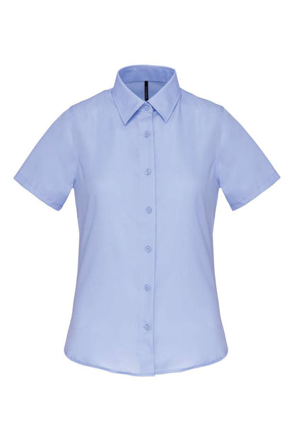 KA544 - LADIES' SHORT-SLEEVED COTTON POPLIN SHIRT