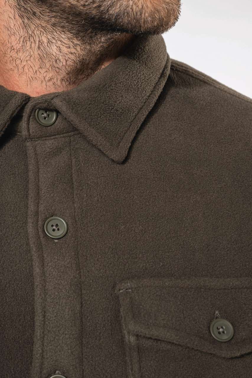 KA582 - SHERPA-LINED FLEECE OVERSHIRT