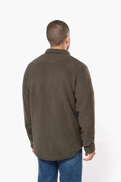 KA582 - SHERPA-LINED FLEECE OVERSHIRT
