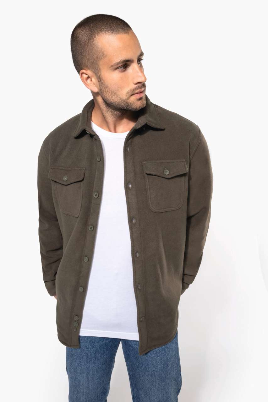 KA582 - SHERPA-LINED FLEECE OVERSHIRT