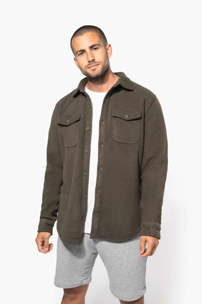 KA582 - SHERPA-LINED FLEECE OVERSHIRT