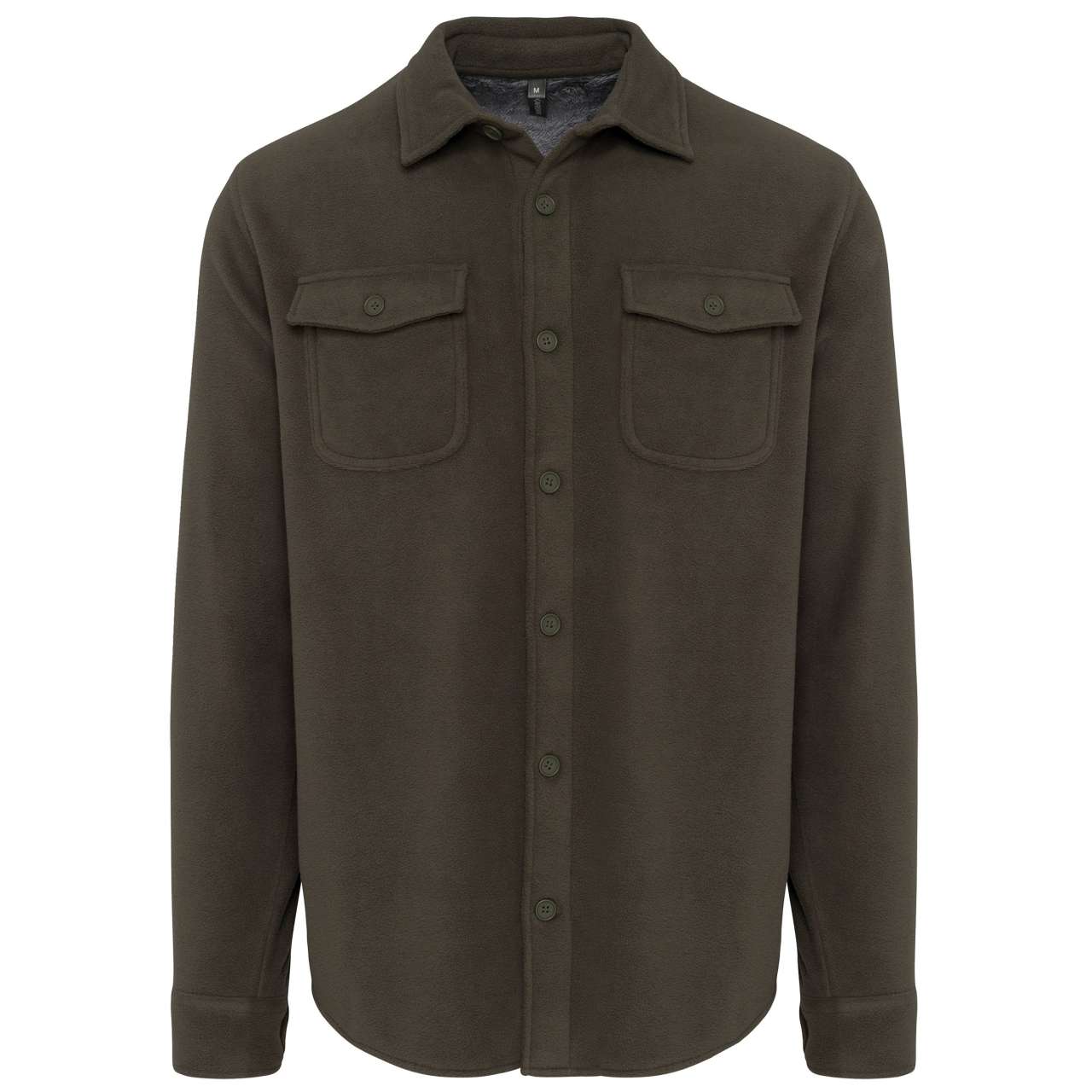 KA582 - SHERPA-LINED FLEECE OVERSHIRT