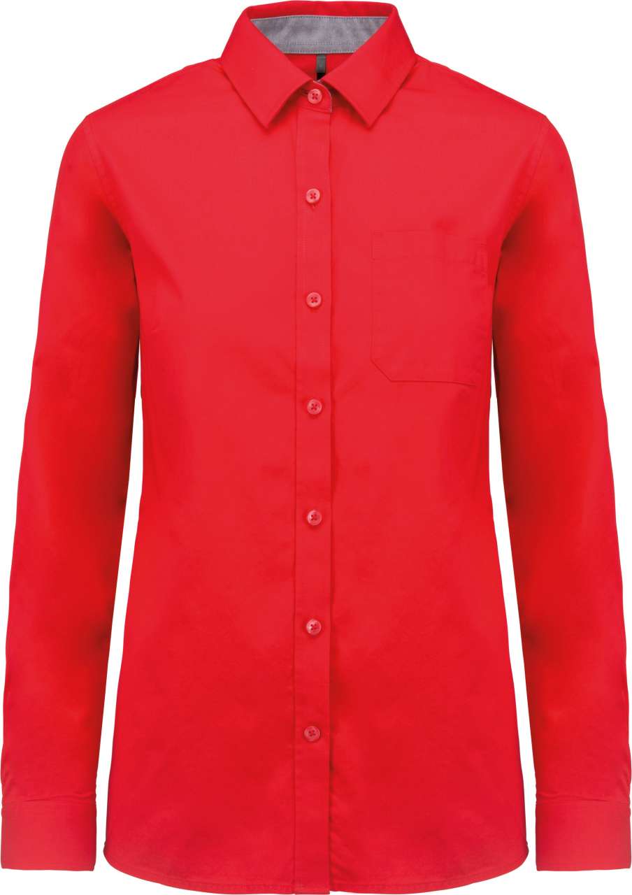 KA585 - LADIES’ NEVADA LONG SLEEVE COTTON SHIRT