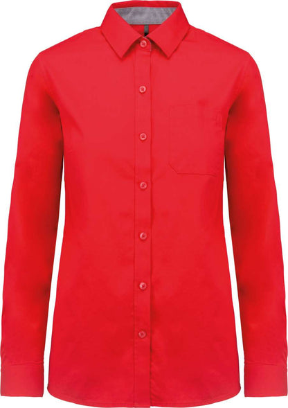 KA585 - LADIES’ NEVADA LONG SLEEVE COTTON SHIRT