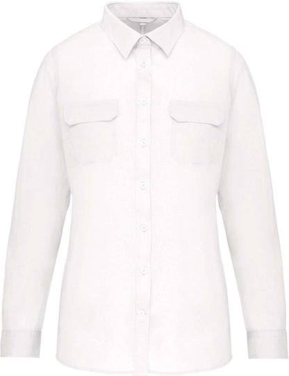 KA591 - LADIES' LONG-SLEEVED SAFARI SHIRT