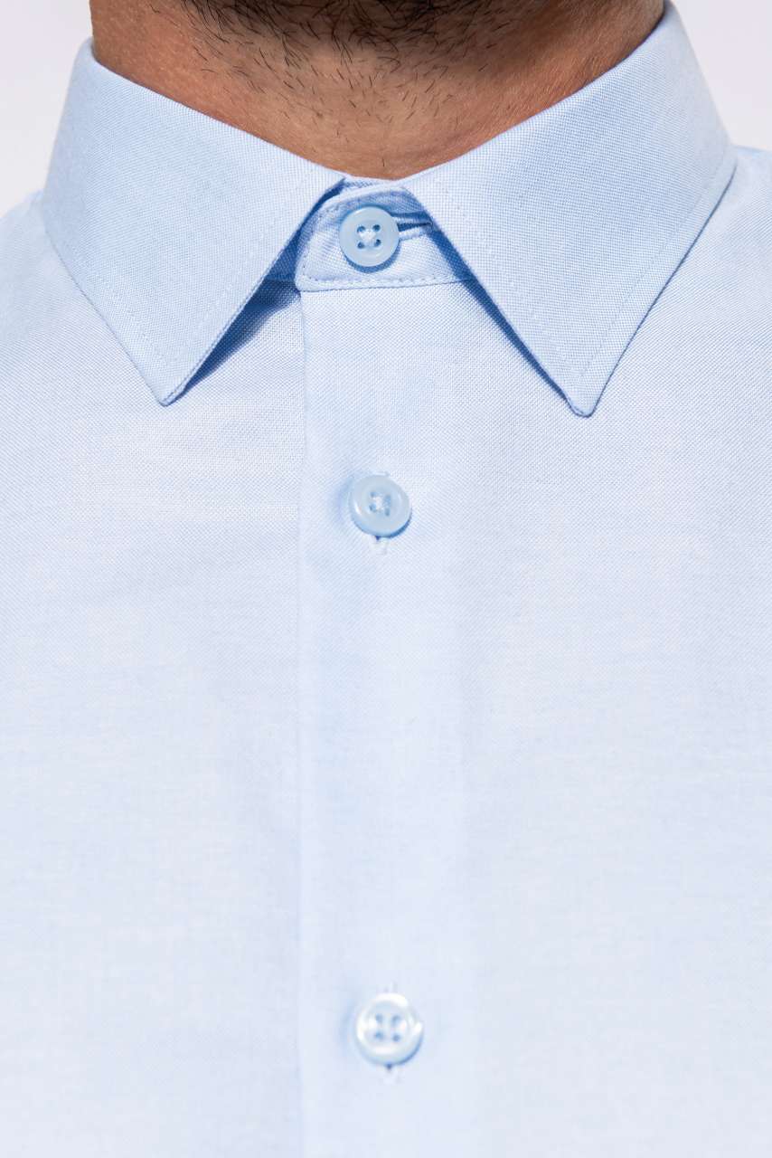 KA595 - MEN LONG-SLEEVED EASY CARE SHIRT WITHOUT POCKET