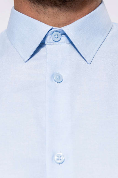 KA595 - MEN LONG-SLEEVED EASY CARE SHIRT WITHOUT POCKET