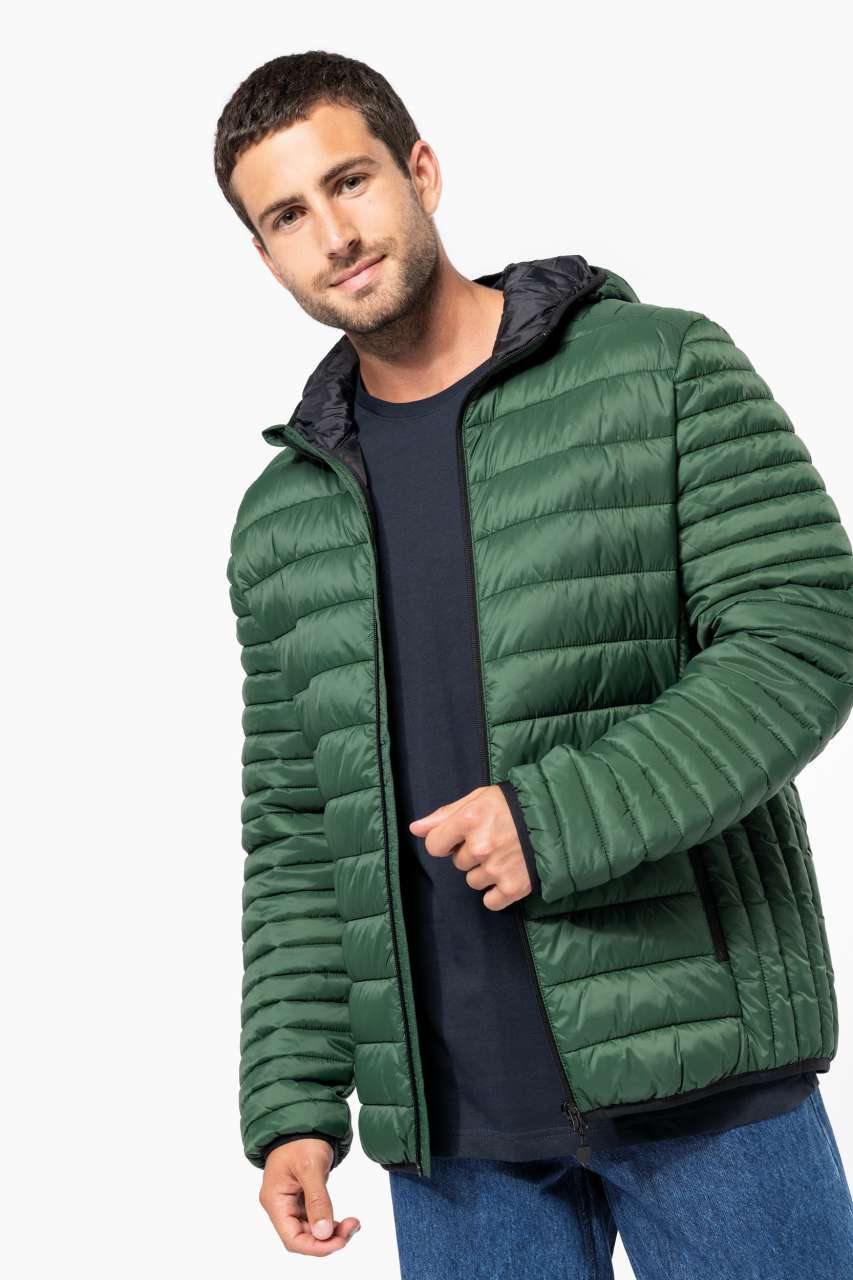KA6110 - MEN'S LIGHTWEIGHT HOODED PADDED JACKET