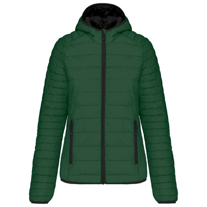 KA6111 - LADIES' LIGHTWEIGHT HOODED PADDED JACKET