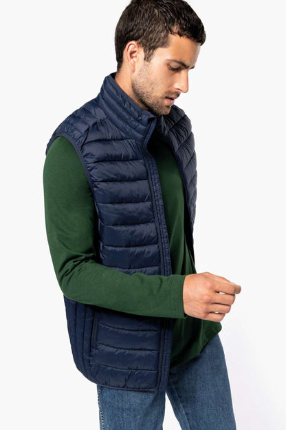 KA6113 - MEN’S LIGHTWEIGHT SLEEVELESS FAKE DOWN JACKET