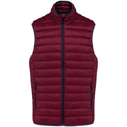 KA6113 - MEN’S LIGHTWEIGHT SLEEVELESS FAKE DOWN JACKET