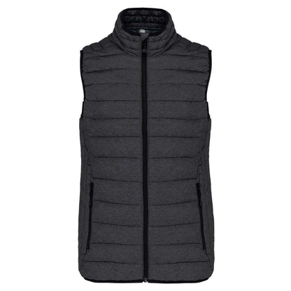 KA6114 - LADIES' LIGHTWEIGHT SLEEVELESS FAKE DOWN JACKET