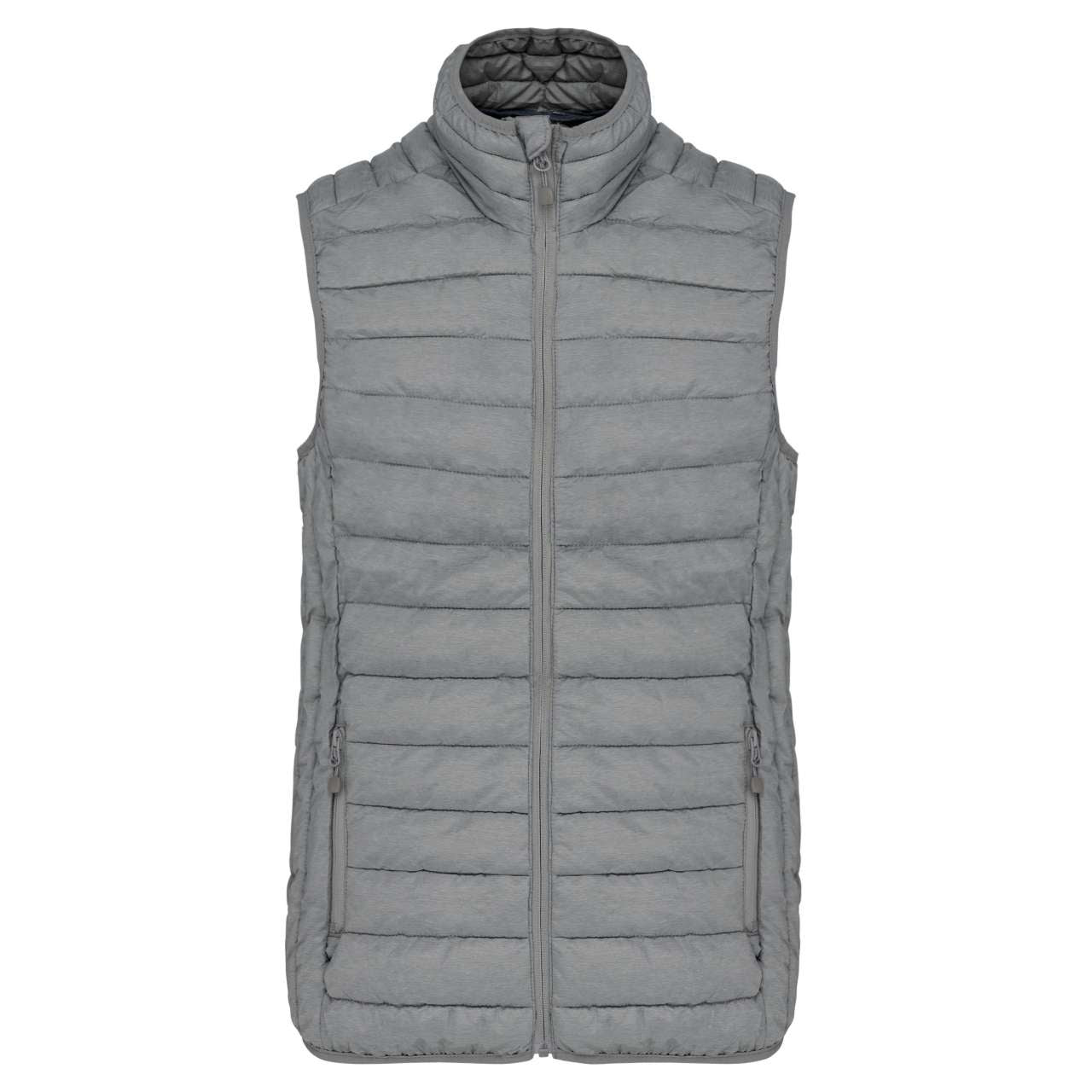 KA6114 - LADIES' LIGHTWEIGHT SLEEVELESS FAKE DOWN JACKET