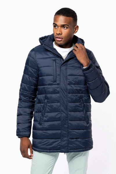 KA6128 - MEN'S LIGHTWEIGHT HOODED PADDED PARKA