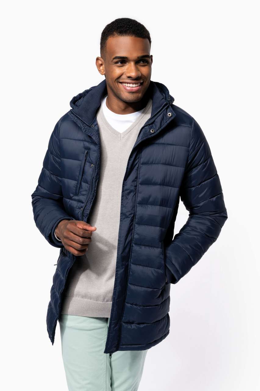 KA6128 - MEN'S LIGHTWEIGHT HOODED PADDED PARKA
