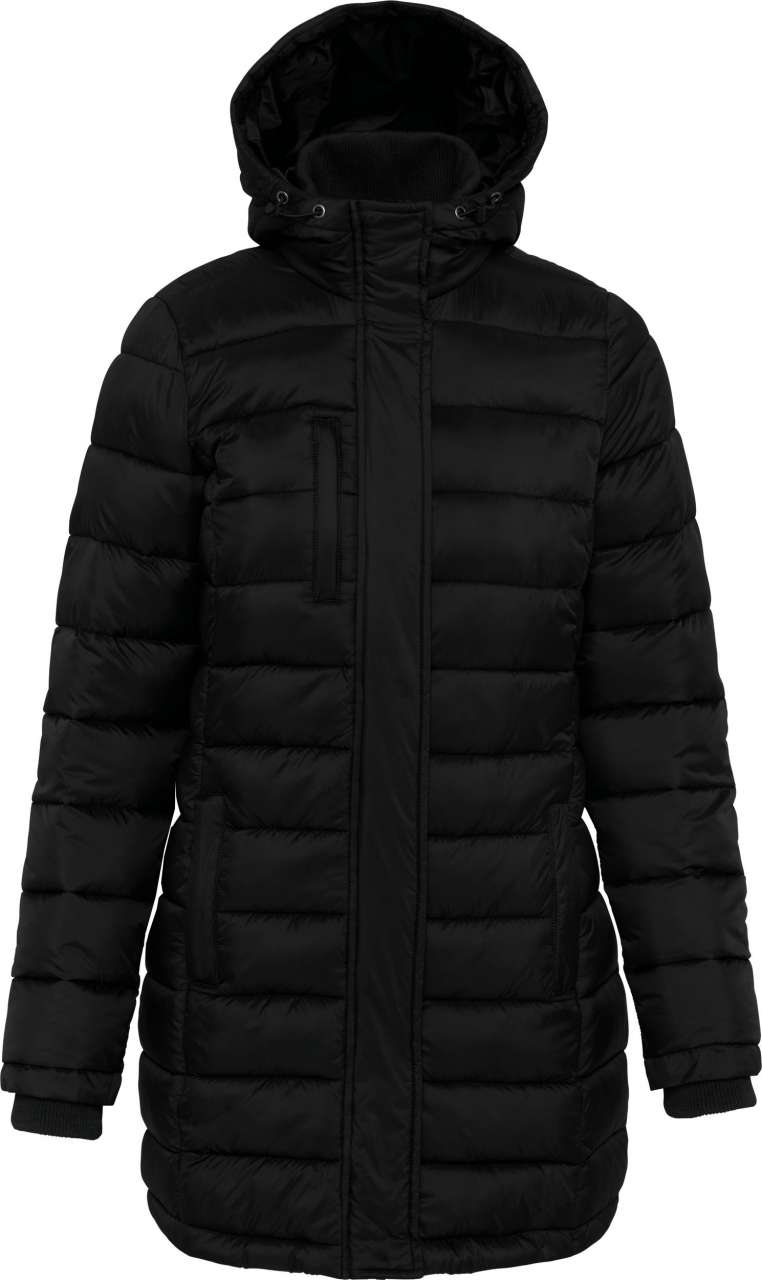 KA6129 - LADIES' LIGHTWEIGHT HOODED PADDED PARKA