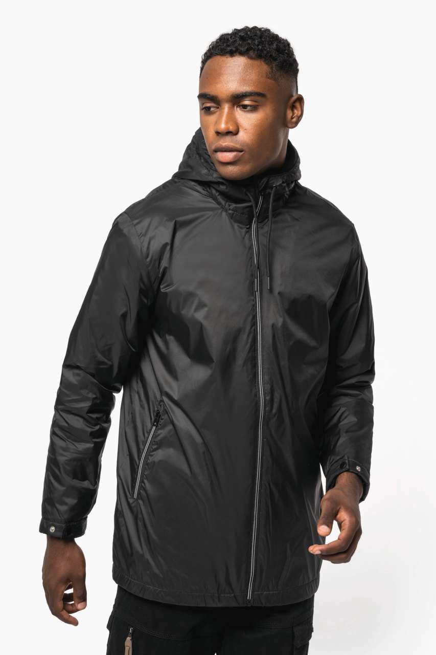KA6153 - UNISEX HOODED JACKET WITH MICRO-POLARFLEECE LINING