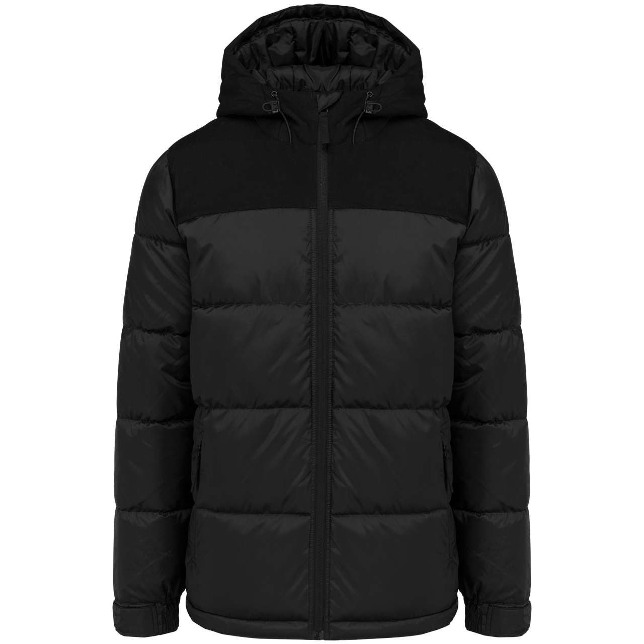 KA6163 - UNISEX BI-TONE PADDED JACKET WITH HOOD