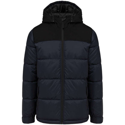 KA6163 - UNISEX BI-TONE PADDED JACKET WITH HOOD