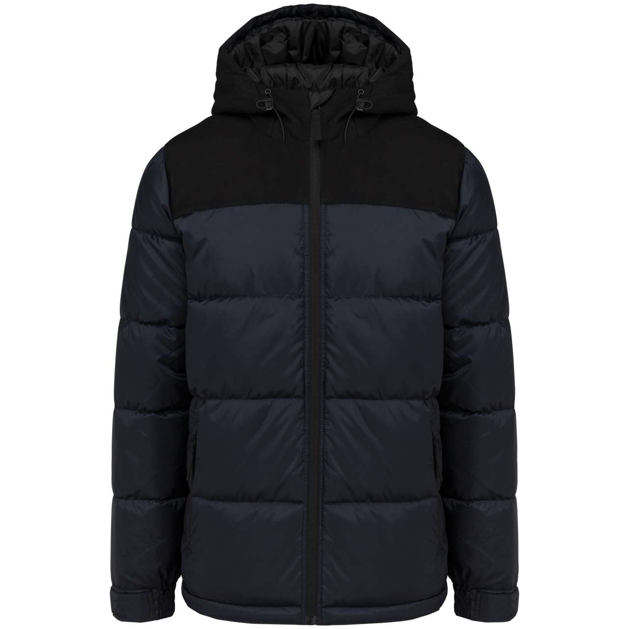 KA6163 - UNISEX BI-TONE PADDED JACKET WITH HOOD