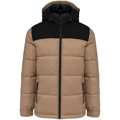 KA6163 - UNISEX BI-TONE PADDED JACKET WITH HOOD