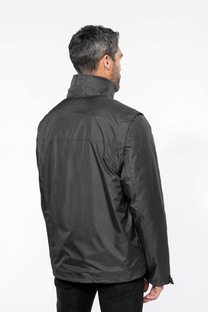 KA639 - SCORE - DETACHABLE-SLEEVED BLOUSON JACKET