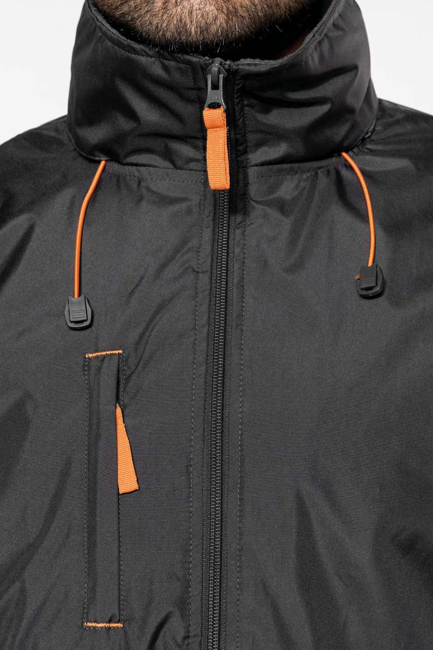 KA639 - SCORE - DETACHABLE-SLEEVED BLOUSON JACKET