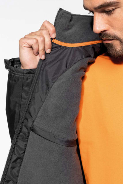 KA639 - SCORE - DETACHABLE-SLEEVED BLOUSON JACKET