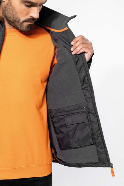 KA639 - SCORE - DETACHABLE-SLEEVED BLOUSON JACKET