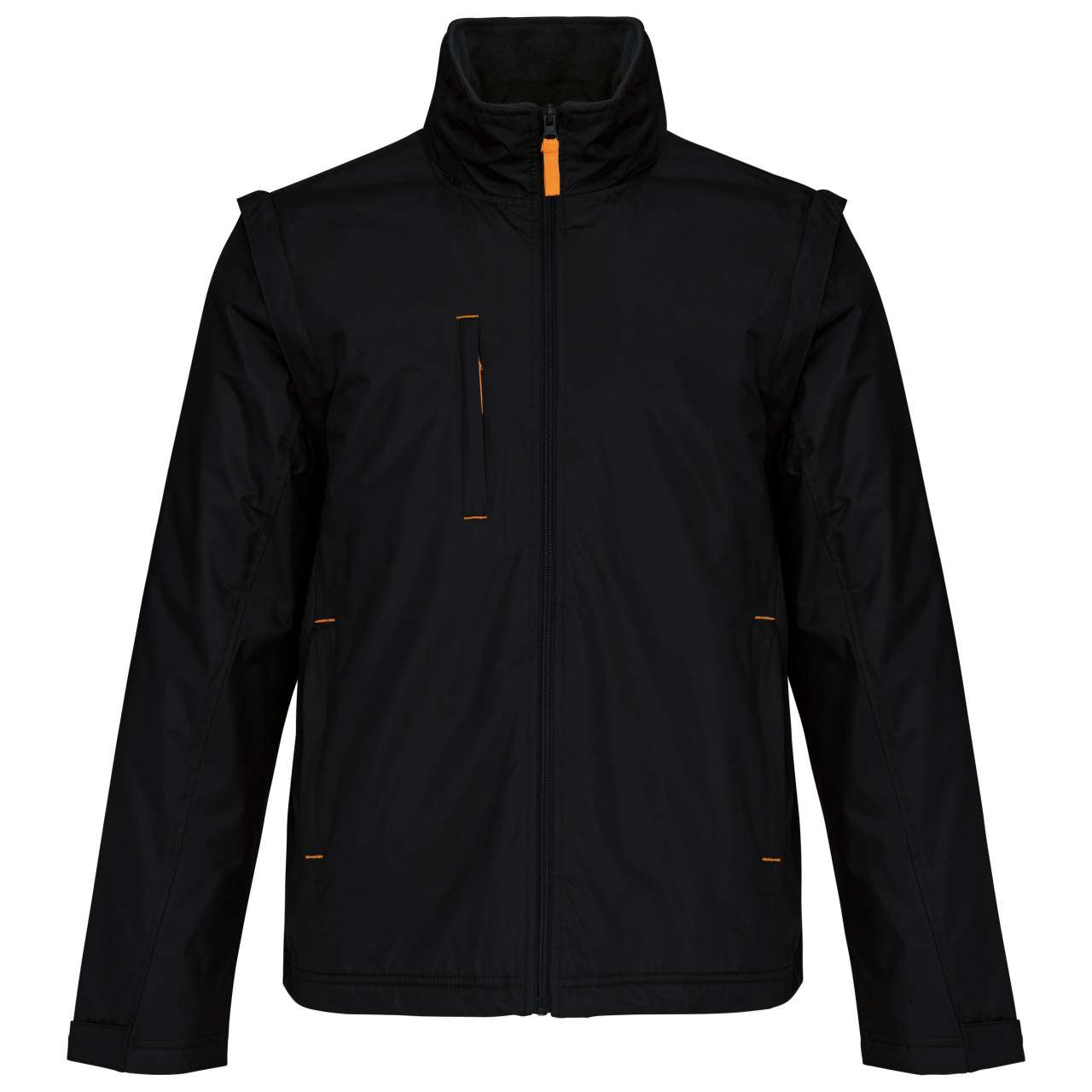KA639 - SCORE - DETACHABLE-SLEEVED BLOUSON JACKET