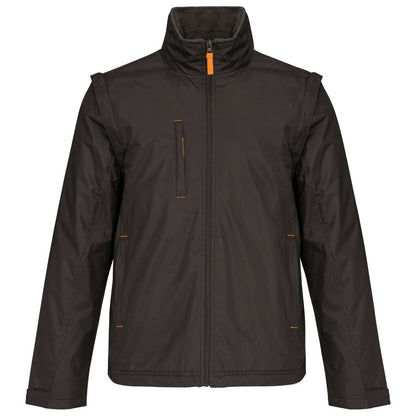 KA639 - SCORE - DETACHABLE-SLEEVED BLOUSON JACKET
