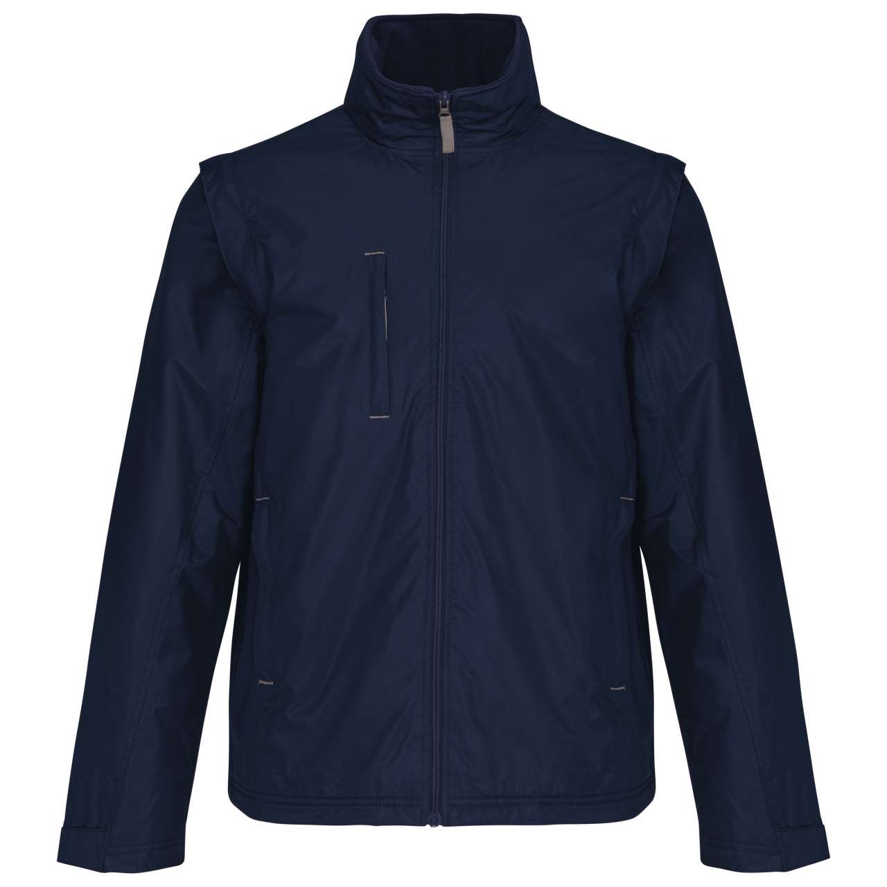 KA639 - SCORE - DETACHABLE-SLEEVED BLOUSON JACKET
