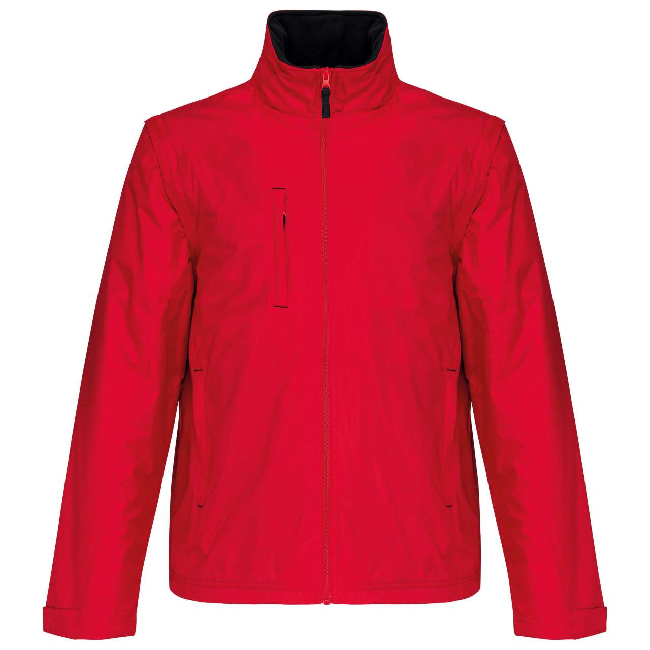 KA639 - SCORE - DETACHABLE-SLEEVED BLOUSON JACKET