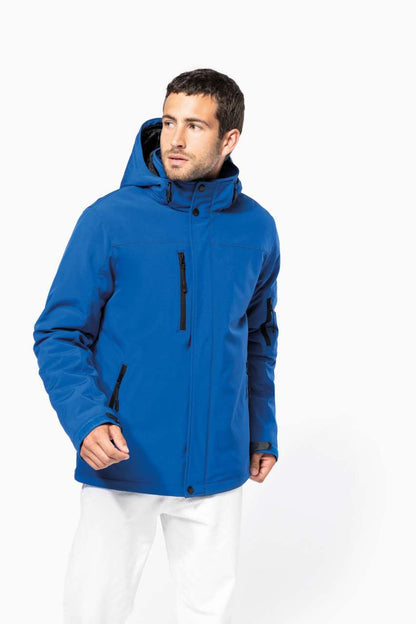 KA650 - MEN'S HOODED SOFTSHELL LINED PARKA
