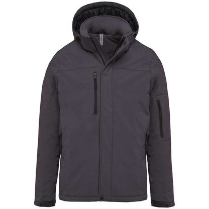 KA650 - MEN'S HOODED SOFTSHELL LINED PARKA