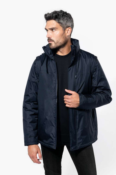 KA693 - FACTORY - DETACHABLE-SLEEVED BLOUSON JACKET