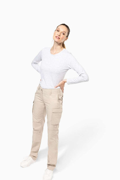 KA746 - LADIES' LIGHTWEIGHT MULTIPOCKET TROUSERS
