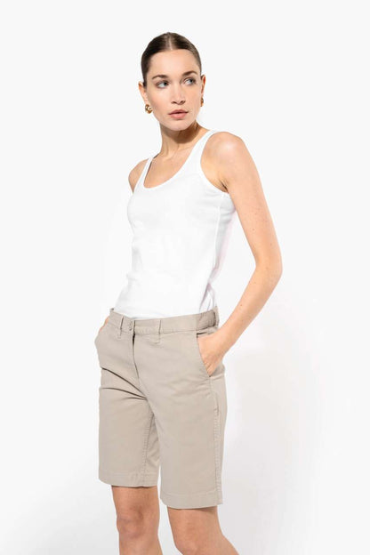 KA751 - LADIES' CHINO BERMUDA SHORTS