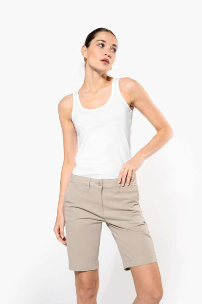 KA751 - LADIES' CHINO BERMUDA SHORTS