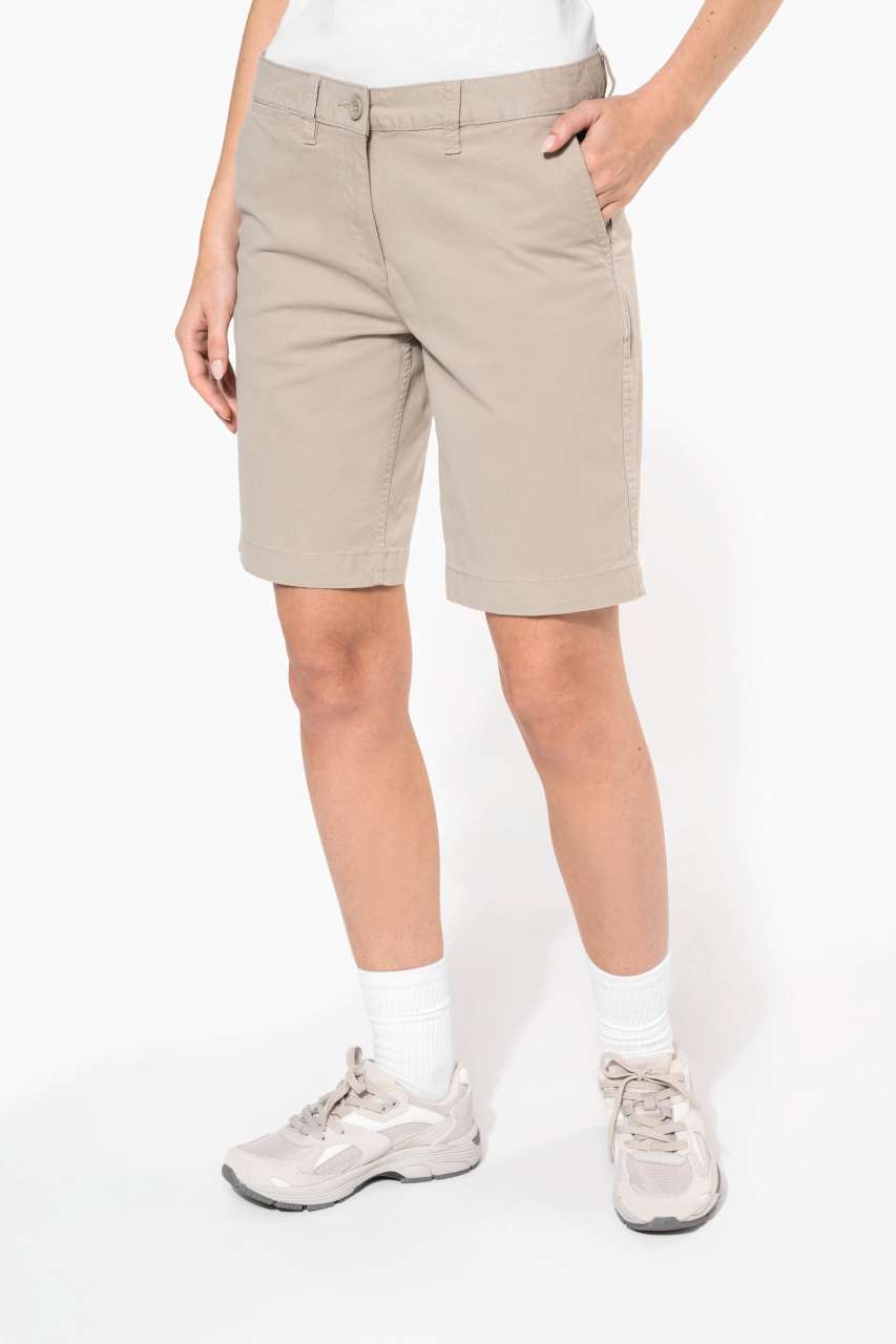 KA751 - LADIES' CHINO BERMUDA SHORTS
