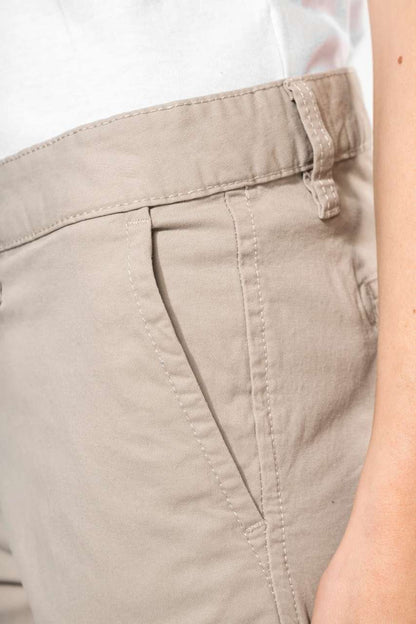 KA751 - LADIES' CHINO BERMUDA SHORTS