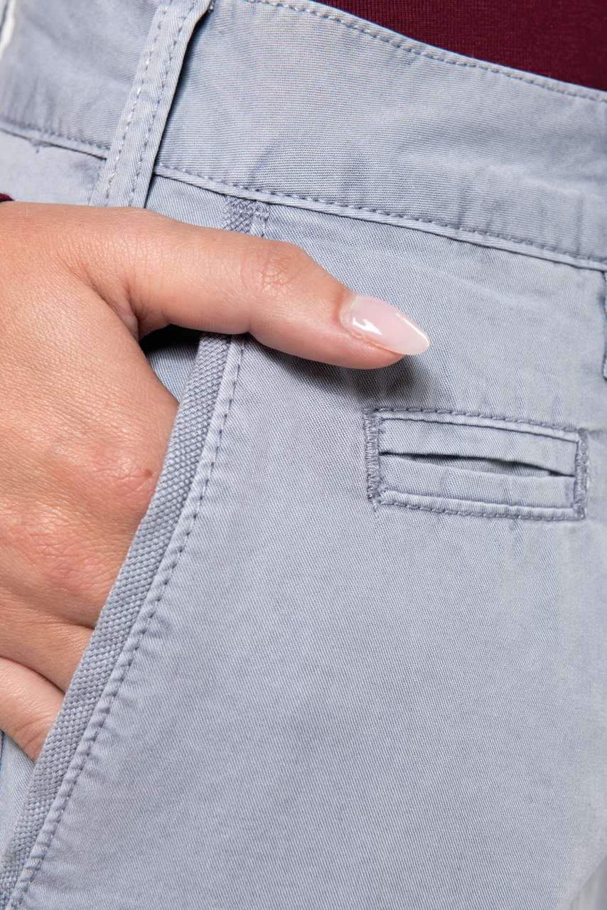 KA753 - LADIES' WASHED EFFECT BERMUDA SHORTS