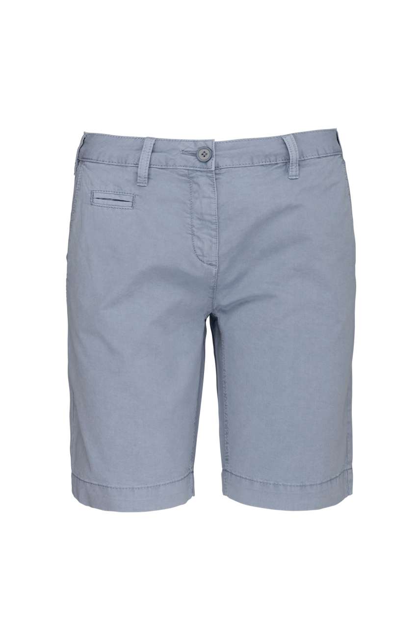 KA753 - LADIES' WASHED EFFECT BERMUDA SHORTS