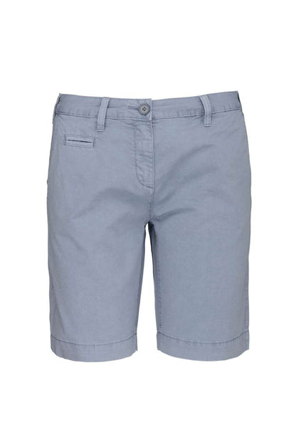 KA753 - LADIES' WASHED EFFECT BERMUDA SHORTS