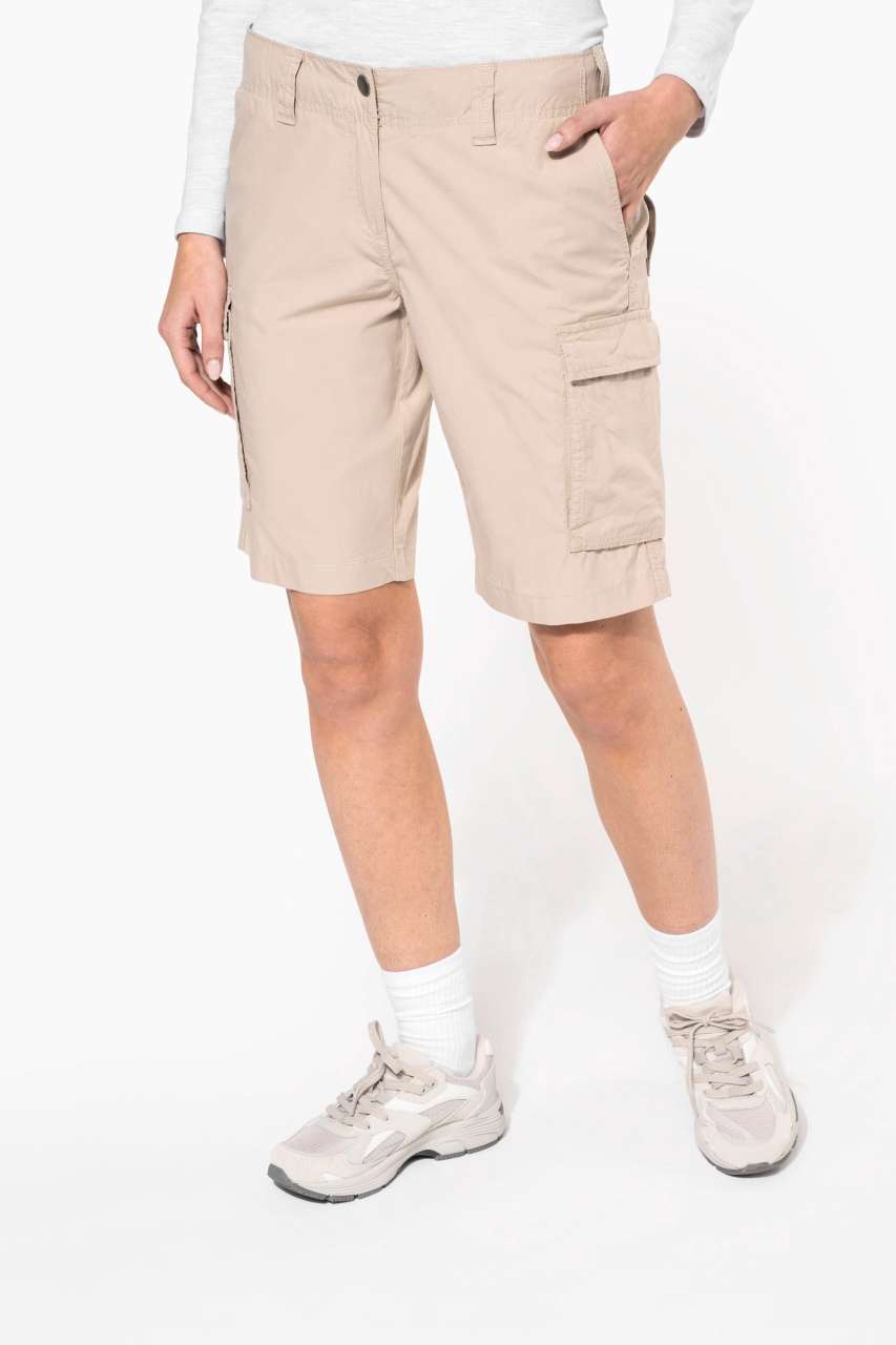 KA756 - LADIES' LIGHTWEIGHT MULTIPOCKET BERMUDA SHORTS