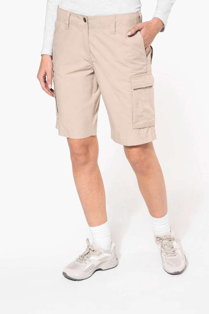KA756 - LADIES' LIGHTWEIGHT MULTIPOCKET BERMUDA SHORTS