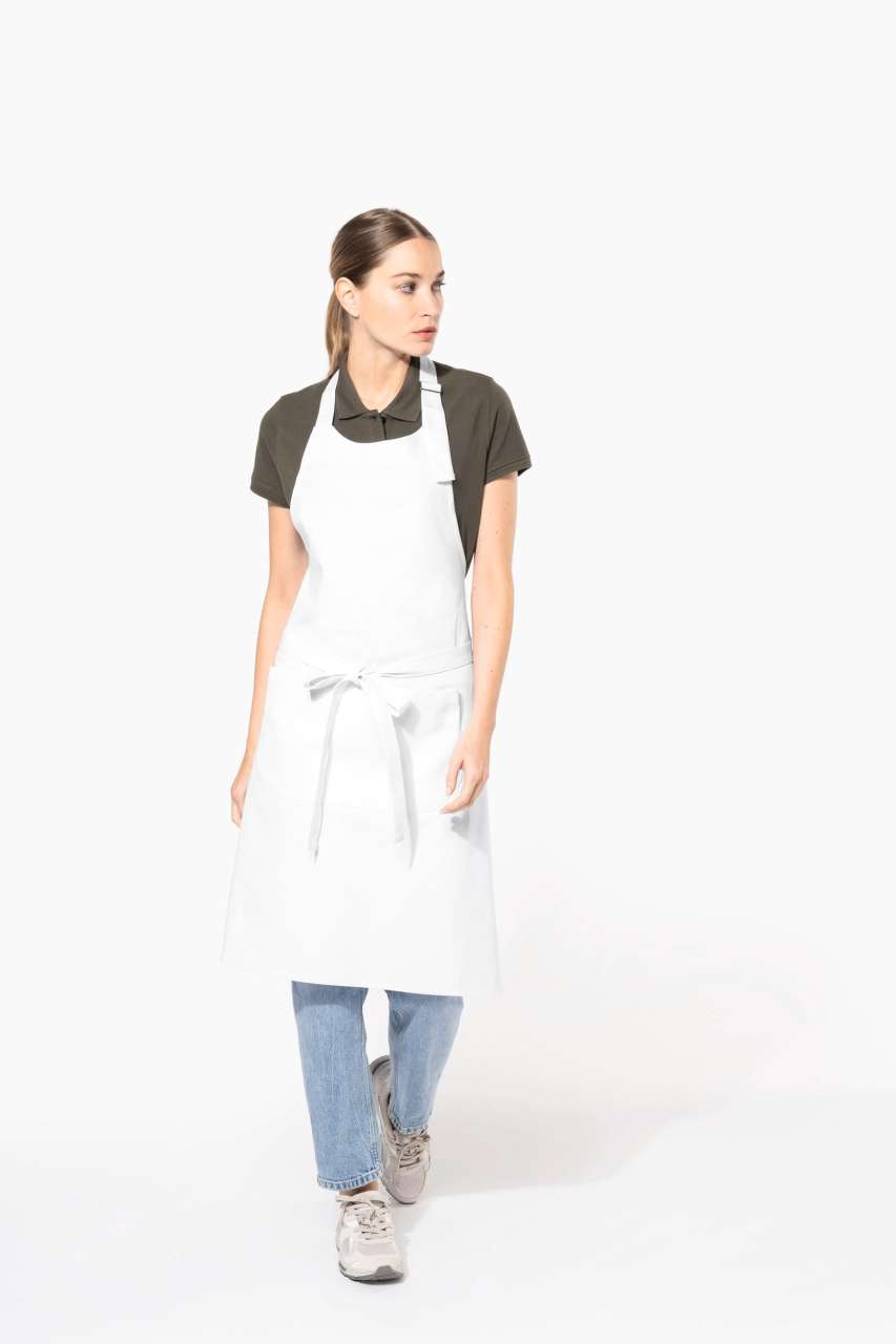 KA8005 - COTTON APRON HIGH-TEMPERATURE WASHABLE