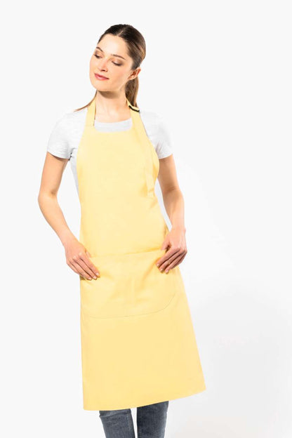 KA8007 - APRON WITH POCKET IN ORGANIC COTTON