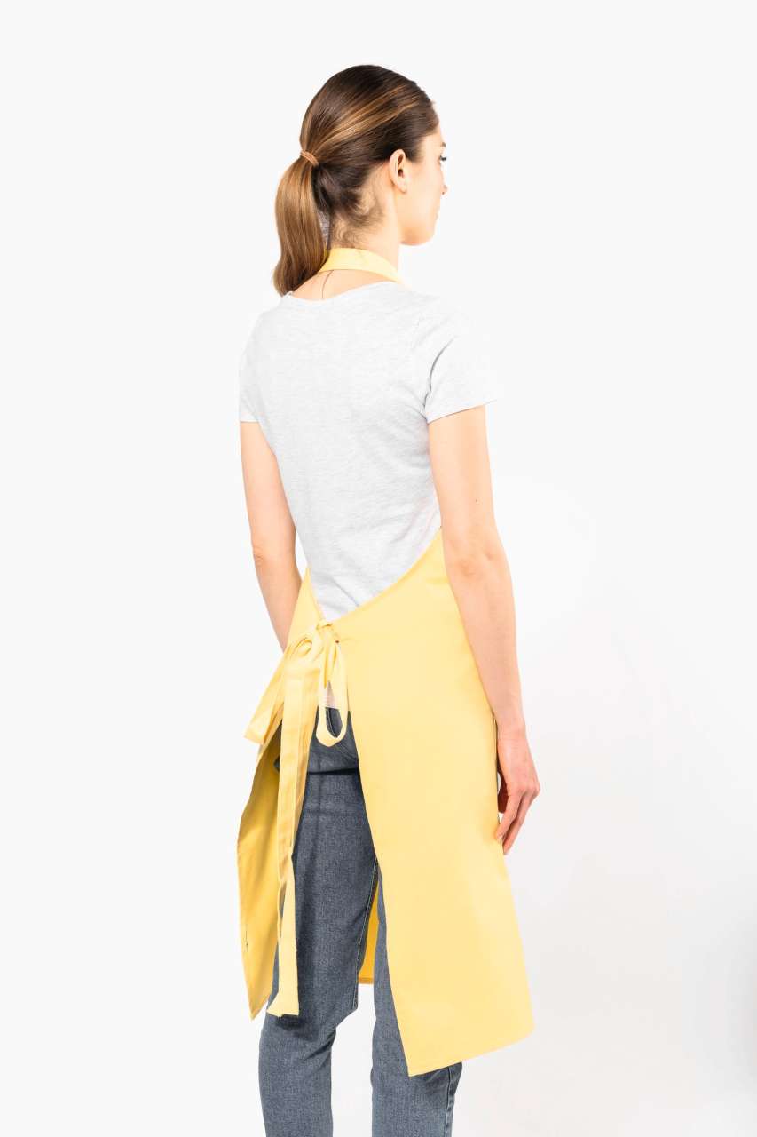 KA8007 - APRON WITH POCKET IN ORGANIC COTTON